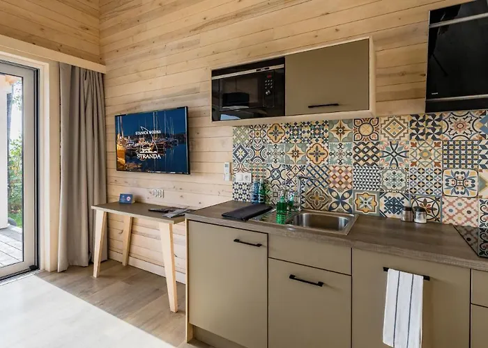 Stanica Wodna Stranda Апартаменты Гижицко